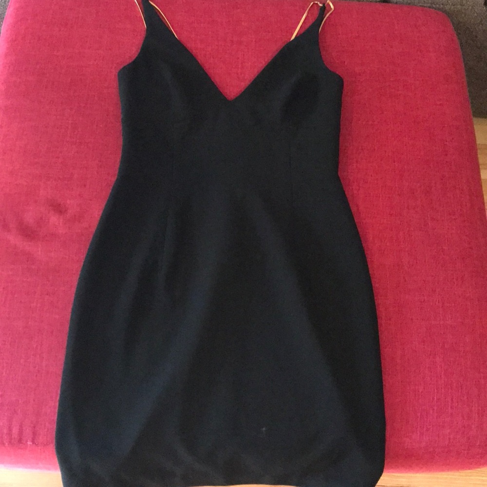Little black dress.